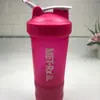 Taza Mezcladora Portátil de Grado Alimenticio para Fitness Deportivo, de Tres Capas, con Asa, para Batidos de Leche, Polvo de Proteínas, Regalo, Taza de Regalo