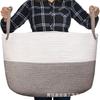 Cesta de almacenamiento de cuerda de algodón Xinyide, organizador de ropa plegable de calidad de Amazon, cesta tejida de cuerda elástica