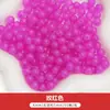 50 Piezas Vidrio Gelatina Color Sólido Imitación Jade Redondo Cuentas Sueltas Pasadores de Pelo Hechos a Mano Pulseras Collares Pendientes Materiales