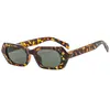 Diseño único, alta gama, elegante, estilo minimalista, populares en línea, gafas de sol protectoras pequeñas cuadradas poligonales