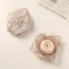 Estilo Cool Japonés Sizzy Encaje de Malla con Borde Quemado Rosa Seco Accesorios para el Cabello Hechos a Mano DIY Accesorios para Ropa