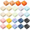 Pendientes de unicornio de gran venta transfronteriza, bonita caja de regalo para anillos, caja de regalo, primer embalaje de joyería, cartón rosa