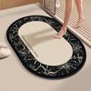 Alfombrillas Especiales para la Puerta del Baño, Absorbentes de Agua, Resistentes a las Manchas, de Secado Rápido, Antideslizantes para Inodoro, Alfombrillas de Baño de Suelo de Alta Gama, Nuevo Estilo 2025