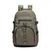 Mochila de Lona para Exportación Transfronteriza, Mochila Retro para Hombre para Exteriores, Bolsa Casual de Viaje y Escuela para Estudiantes de Secundaria