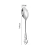 Cubiertos de Acero Inoxidable Corte Real Cuchillo con Relieve Retro, Tenedor, Cuchara Creativa Cuchara de Café Hueca Cuchara de Postre Tenedor Cuchillo para Filete