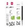 Recarga de bolígrafo retráctil Deli S888, recarga ST de secado rápido para resolver problemas, 0.5 mm, punta de aguja de doble núcleo mejorada para exámenes y tareas