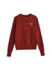 Otoño e Invierno 2025 Coreano Estilo Casual Sencillo Perezoso Nuevo Punto Retorcido Retro Punto Versátil para Mujer