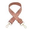 Nuevo Color Transferencia de Calor Flor Correa Ancha de Hombro Accesorios de Embalaje de Bolsos de Moda Cinta Hombro Cruzado Correa Larga Transfronterizo