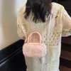Bolso Boston Cuadros Lindo para Mujer 2025 Nuevo Diseño de Nicho Bolso Cruzado Estilo Coreano Bolso de Hombro de Moda