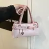 Bolso de Hombro Nuevo Estilo Coreano de Nicho con Decoración de Cinturón para Mujer, Bolso de Axila de Moda, Bolso Cruzado Versátil, Primavera 2026
