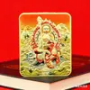 Vendas Diretas do Fabricante: Cartões Metálicos com Relevo 3D, Cartões Thangka Côncavo-Convexos, Caixas Thangka, Amuletos Decorativos Portáteis