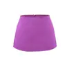 Falda de Satén Brillante de Corte A, Falda Corta, Nuevo Estilo de Verano, Anti-Exposición, Versátil, Adelgazante, Falda que se Ajusta a la Cadera, Falda Ultra Corta