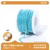 Qiaoqiao Nova Cor Corrente de Garra Proteína Mocha Rolo Completo 2mm Corrente de Strass Galvanizada Intensa Corrente DIY para Bagagem Acessórios de Vestuário