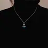 Corrente de Suéter Moda Versátil Super Fada Corrente Fina Simples Luxo Leve High-End Corrente de Clavícula Presente de Aniversário para Namorada