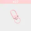 Hebilla de Puerta Giratoria Pintada de Colores Colgante de Joyería DIY Llavero de Metal para Equipaje Accesorio para Muñeca Venta al por Mayor