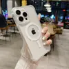 Funda magnética de color resistente a caídas de cuatro esquinas estilo INS adecuada para la funda del teléfono móvil Apple 15PROMAX iPhone11 resistente a caídas