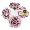 Cabeza de rosa de simulación para boda, fondo de coche, tocado de pared, accesorios para boda, fiesta, decoración del hogar, flor