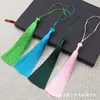 Pendente de borla de poliéster de 13 cm estilo chinês Hanfu gola de pressão borla pendurada saquinho de borla pendurada pendant de leque de fantasia desconto por quantidade
