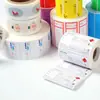 Rollos de Pegatinas de Vinilo Autoadhesivas Impermeables para Impresión de Logos Personalizados Etiqueta Privada para Alimentos, Velas y