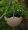 Vaso de parede para jardinagem vaso de flores resina plástica pp vaso de suspensão vaso para orquídeas de suspensão Cesta de suspensão com corrente de ferro Vaso