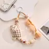 Bolsa de Contas com Pingente de Chaveiro para Celular Tecido de Pelúcia Cartoon Retro Europeu e Americano
