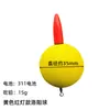 Flotador Electrónico de Bola Luminosa Luoyang Indicador de Picada Esférico Luminoso Señuelo de Cambio de Color Producto Terminado Uso Diurno y Nocturno Flotador de Cría