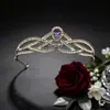 Coroa Fashion com Zircônias Acessórios Faixa de Cabeça Coroa Fabricante de Adereços de Cabeça Adereços de Cabeça para Noiva Casamento Combinação para Fotos Atacado