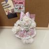 Peluche de Conejo de Orejas Caídas Llavero Colgante Muñeca Pareja de Conejos Decoración de Mochila Regalo de Cumpleaños Máquina de Garra