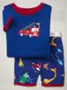 Ropa de Casa Manga Corta para Niños con Historia de Aviones Traje de Verano para Niños Traje para Aire Acondicionado Pijama de Dibujos Animados C04