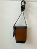 Bolso Cubo de Diseñador de Nicho Transfronterizo con Retazos de Gamuza para Mujer 2026 Otoño/Invierno Nuevo Elegante Versátil de Hombro Cruzado