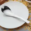 Colher de Aço Inoxidável 304 Coloreada Titânio Dourado Colher Aprofundada Espessada Cabeça Redonda Estilo Chinês Colher Suprimentos Domésticos de Hotel Utensílios de Mesa