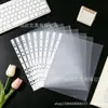 Páginas Interiores para Álbum de Tarjetas A4 Carpeta con Anillas de 11 Agujeros Páginas Interiores Bolsas de Protección para Documentos Páginas Interiores de Recambio para Carpeta con Anillas PP