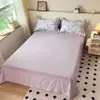 Sábana de cama auténtica 13376 de algodón puro, sábana de cama de ancho amplio 100% algodón, sábana de cama estampada de color liso, sábana de cama de algodón puro de alta calidad hecha a medida