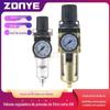 Processador de fonte de ar AW2000-02/3000-03/4000-04 Regulador de filtro de ar Separador de água de óleo