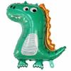 Nuevo globo de película de aluminio de dinosaurio de dibujos animados versión Q, globo de decoración para fiesta de cumpleaños, fiesta de zoológico, venta al por mayor