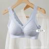 Sujetador push-up sin aros de acero, antiflacidez, fino, para mujer, tallas grandes, con escote pronunciado y sin marcas.