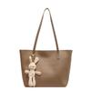 Bolso Tote Grande Versátil Estilo Retro para Mujer, Bolso de Hombro de Moda Transfronterizo para Viajes Diarios, Bolso Práctico para Mujer