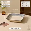 Conjunto de tigela e prato estilo japonês para uso doméstico, novo modelo 2026 de louças com cor sob esmalte, conjunto de tigela e prato para presente de inauguração