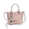 Bolso Pequeño Vintage Texturizado para Mujer 2025 Otoño Nueva Tendencia Bolso Cruzado Versátil Bolso de Mano Casual Tipo Cubo Bolso de Hombro