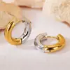 Aros Simples de Moda Transfronterizos 5.0 Pendientes de Lujo Ligero Francés de Gama Alta para Mujer Pendientes de Tachuela Punk Directo del Fabricante