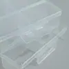 Caixa plástica com 8 compartimentos, caixa de armazenamento transparente para acessórios, organizador de joias, componentes eletrônicos, equipamentos de pesca, caixa de embalagem transparente