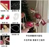 Bolsa Pequeña de Dulces Navideños Bolsa de Materiales Nochebuena DIY Bouquet Creativo de Manzanas Pequeños Regalos para la Empresa Festiva