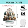 Suporte Acrílico de Unicórnio Desenho Animado Cavalo Branco Fada Transfronteiriço Standee 2D Plano Decoração de Casa Pequeno Ornamento de Mesa