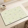 Mantel individual, Tapete para mesa de cocina, Tapete escurridor para encimera, Impermeable para escritorio, Secado rápido, Absorbente, Antideslizante, Aislamiento térmico, Anti-quemaduras, Posavasos pequeño protector
