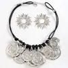 Pendientes florales de plata vintage transfronterizos europeos y americanos con un diseño geométrico de alta gama, versátiles para la moda de verano y el uso diario, para mujer