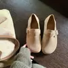 Versión de Piel de Vaca~Mocasines Súper Cómodos sin Cordones con Correa en el Talón Zapatos Planos tipo Birkenstock para Mujer Zapatos Individuales Retro de Gamuza Mate