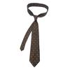 Corbata para Hombre Otoño Estilo Coreano Formal de Negocios Personalizada Retro Marrón Café Cuadros Accesorios para Traje Corbata Ancha
