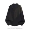 Nova Camisa de Manga Longa Vazada com Gola Cubana Estilo Outono 2026 para Homens, Cardigan Camisa Casual Fashion Tamanho Grande, Jaqueta Masculina