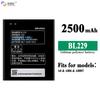 Adecuado para Lenovo A8/A806 Bl229 Batería de Teléfono Móvil Nueva 2500Mah Batería Externa Venta al por Mayor de Fábrica Comercio Exterior