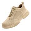 Zapatos de seguridad de fábrica Anti-aplastamiento Anti-perforación Estándar Europeo Kevlar Transpirables Cuero Anti-terciopelo Zapatos de trabajo para soldadura Zapatos de protección laboral